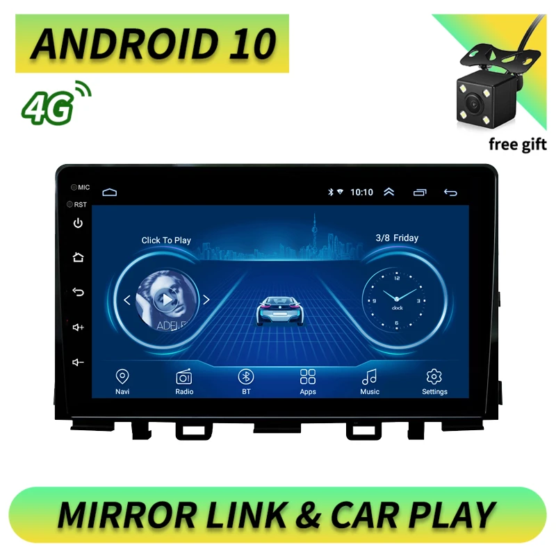 9 дюймов 2Din автомобильное радио Android 10 0 мультимедиа авторадио стерео плеер GPS