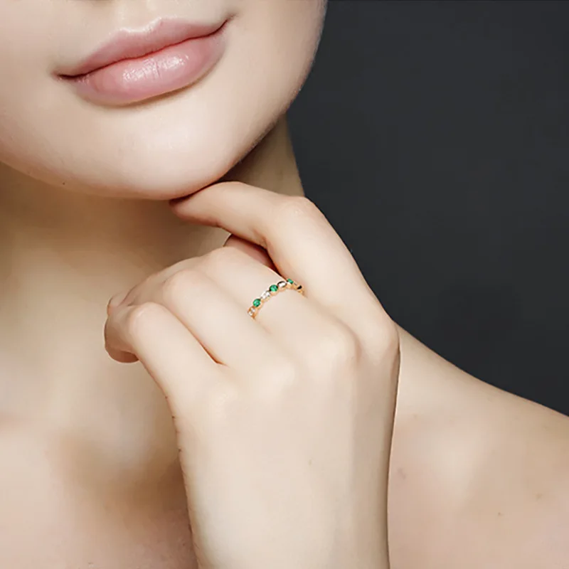 

Wong Rain Vintage 100% 925 Sterling Silver Emerald Gemstone Wedding Engagement Yellow Gold Ring Fine Jewelry Gifts Wholesale