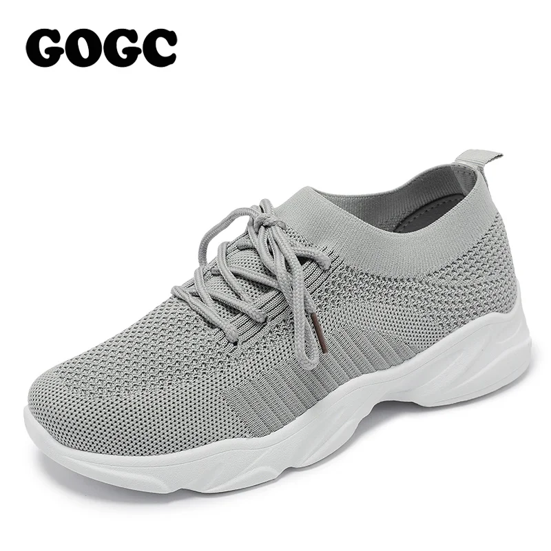 Кроссовки GOGC женские дышащие сетчатые повседневная спортивная обувь на шнуровке
