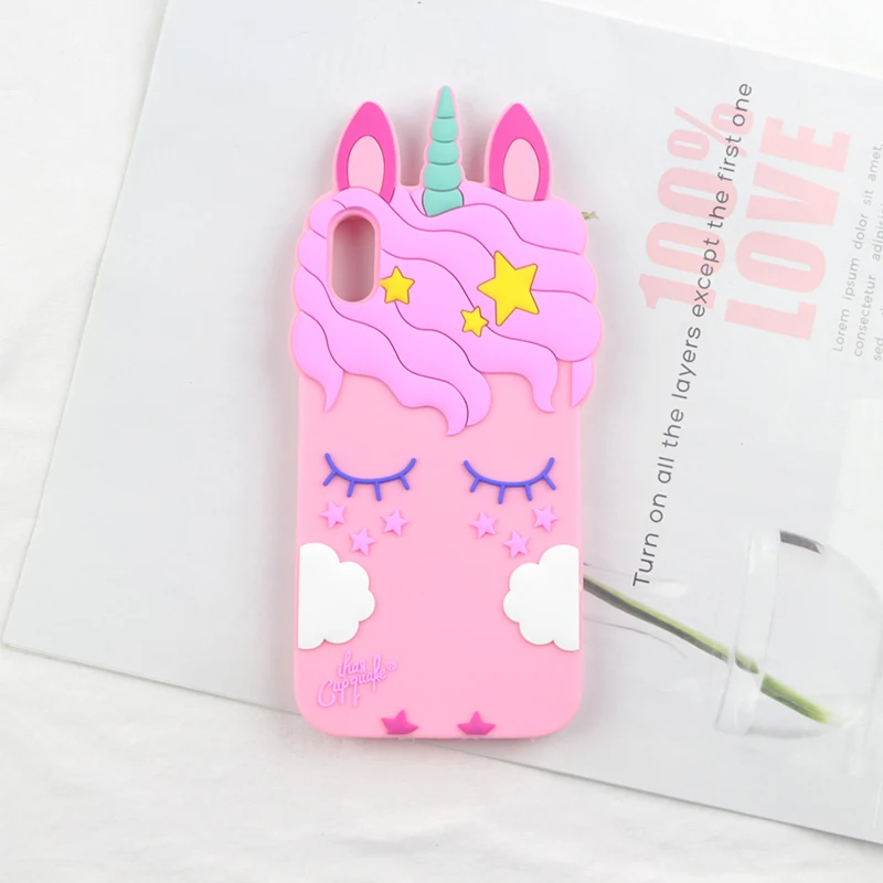 Милый силиконовый чехол для iPhone 5, 5S, 6, 6s Plus, 7, 8, X, XR, XS, 11 Pro Max, SE, чехол, панда, медведь, кошка, утка, свинья, милый чехол для телефона - Цвет: EYERabbit Pink