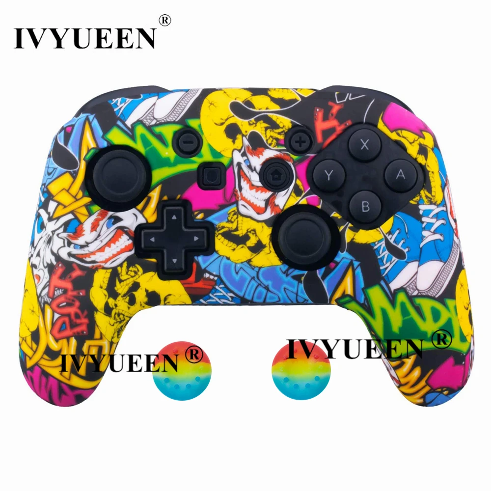 Противоскользящий силиконовый чехол IVYUEEN для контроллера Nintendo Switch NS Pro|Чехлы| |