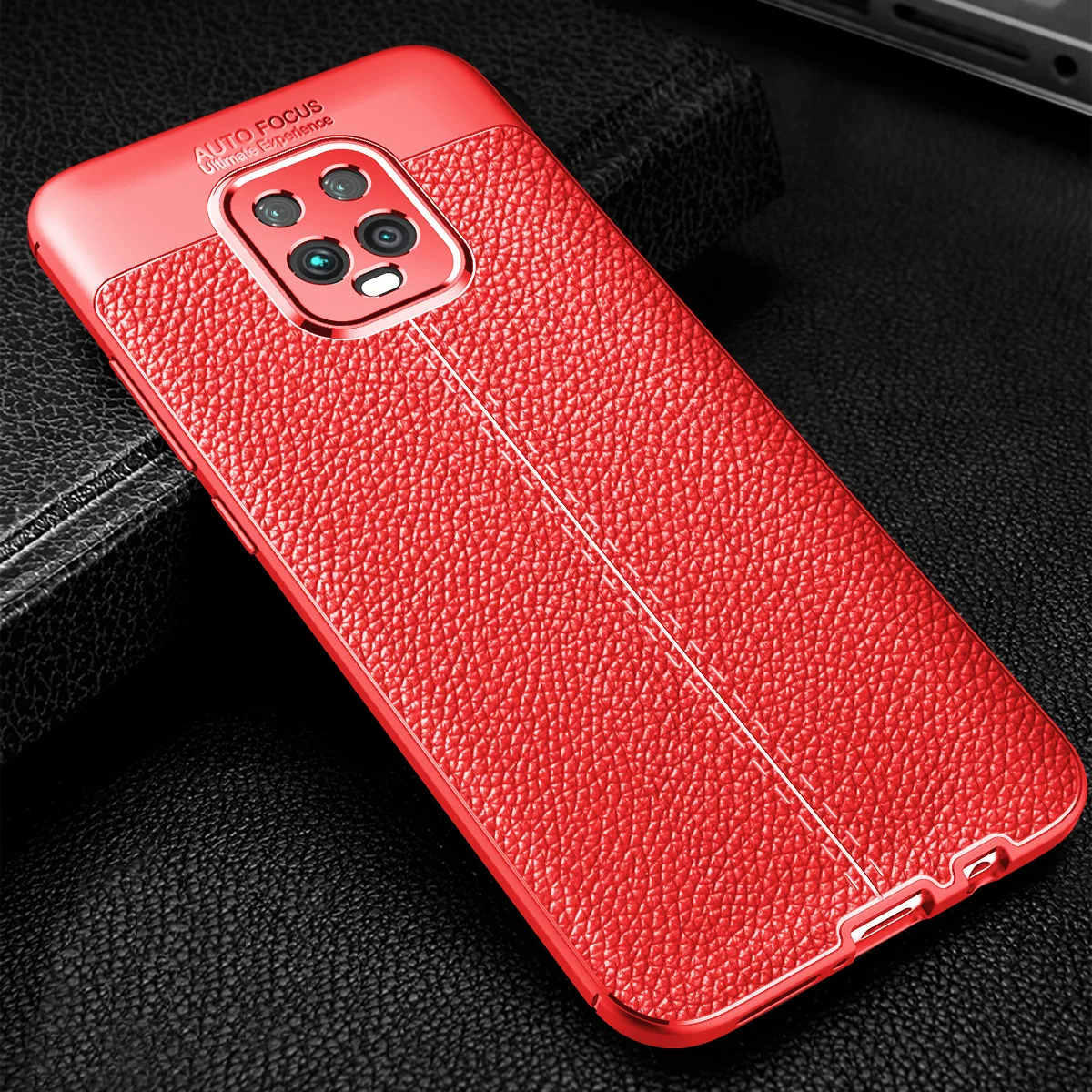 

For Xiaomi Redmi 10X Pro Case Cover Mi Note 10 Lite Pro Luxury Leather Soft Silicone Back Cover Phone Bumper Case Redmi 10X Pro