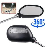 universal bike rearview mirror 360 rotate wide angle bicycle handlebar rearview mirror for 22 2mm tube cycling accessories