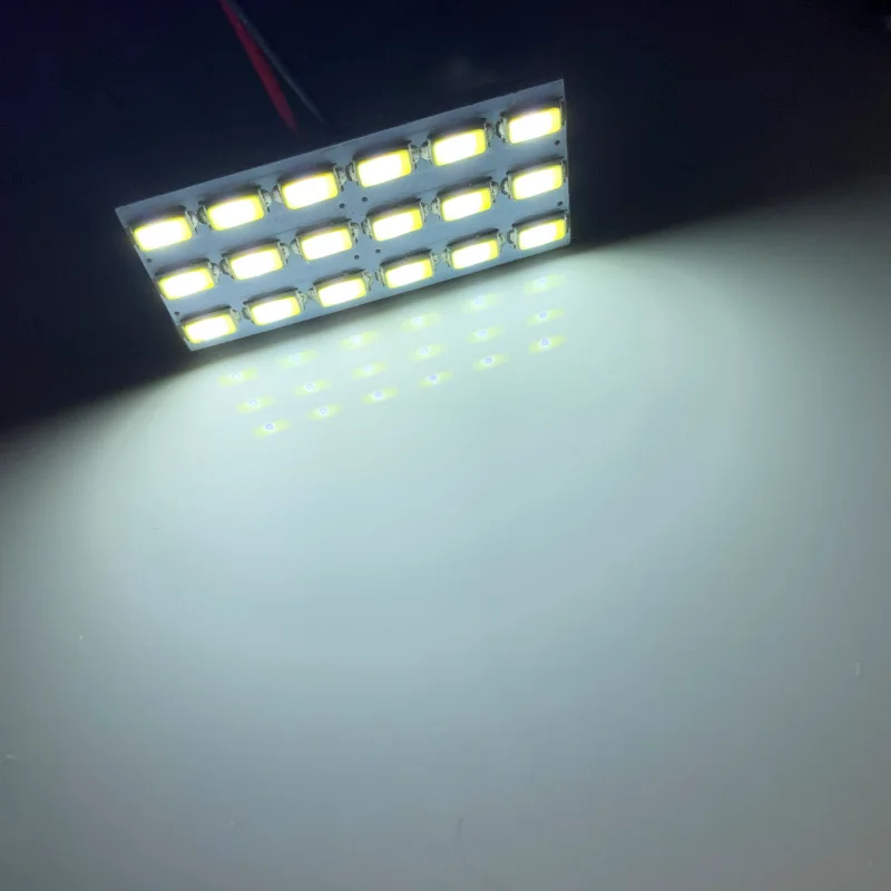 1 шт Автомобильные светодиодные панели крыша светильник 5630 18SMD 12V 3W доска Высокая