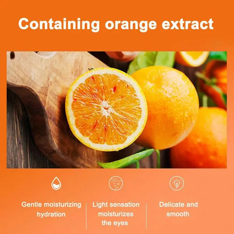 Маска для глаз с кровавым апельсином, 60 шт. Удаляет мешки под глазами, антивозрастной уход, питание, гиалуроновая кислота, увлажнение, осветление кожи.