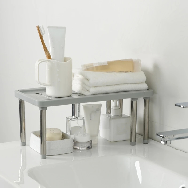 

Adjustable Home Closet Organizer Storage Shelf for Kitchen Wardrobe Rack Cabinet Holders Home Storage Organizer 2Pcs