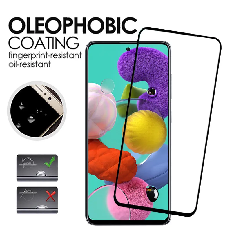 

tempered glass for samsung A51 A71 A52 A72 a 51 a31 a21s glass camera lens screen protective for samsung galaxy A71 A51 glass