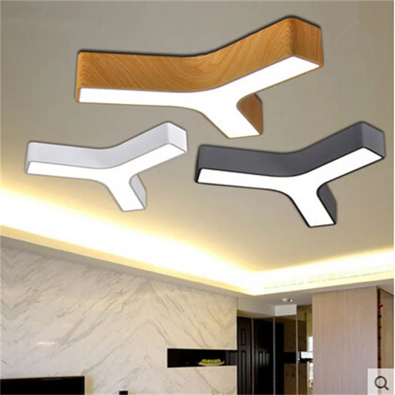 Треугольные акриловые светодиодные потолочные светильники современные