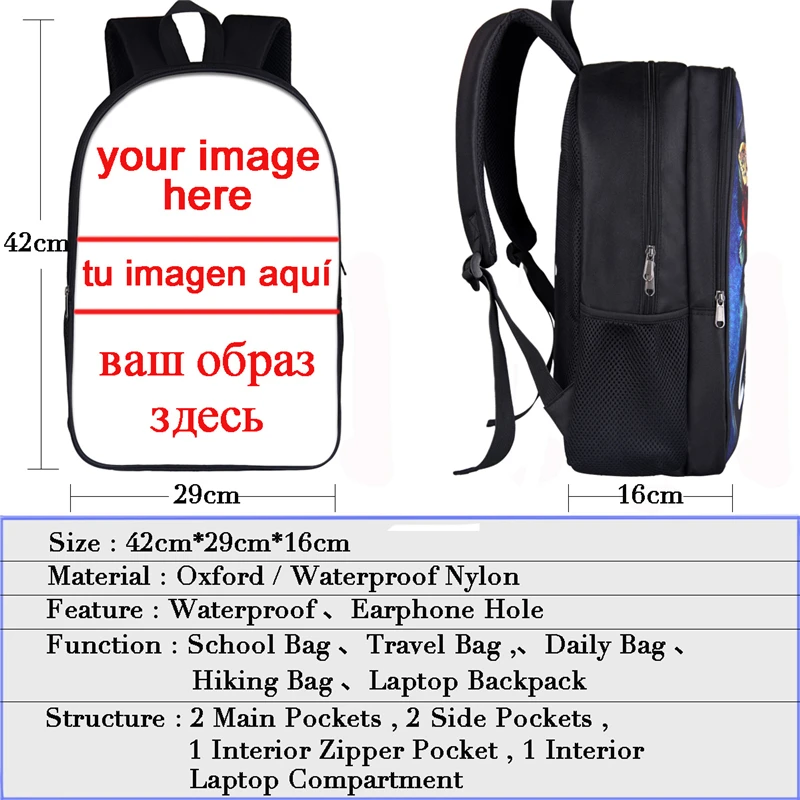 

School Bacpack Boku Hero Academy Backpack Rugzak Student Schooltassen Izuku Midoriya Bakugou Katsuki no boku Hero Academia bag