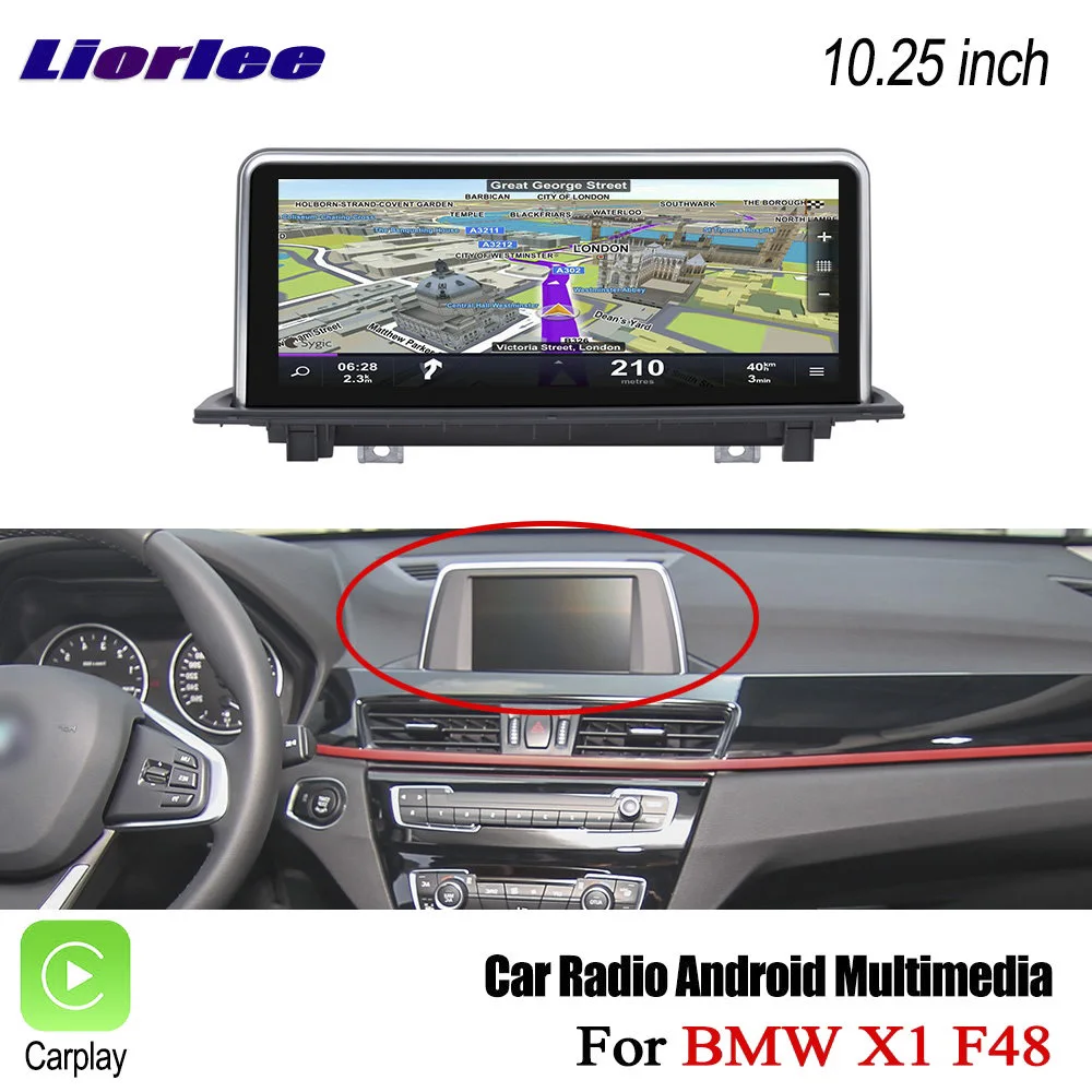 Для BMW X1 F48 2016 2017 автомобильный Android мультимедийный плеер Радио Аудио Видео Стерео