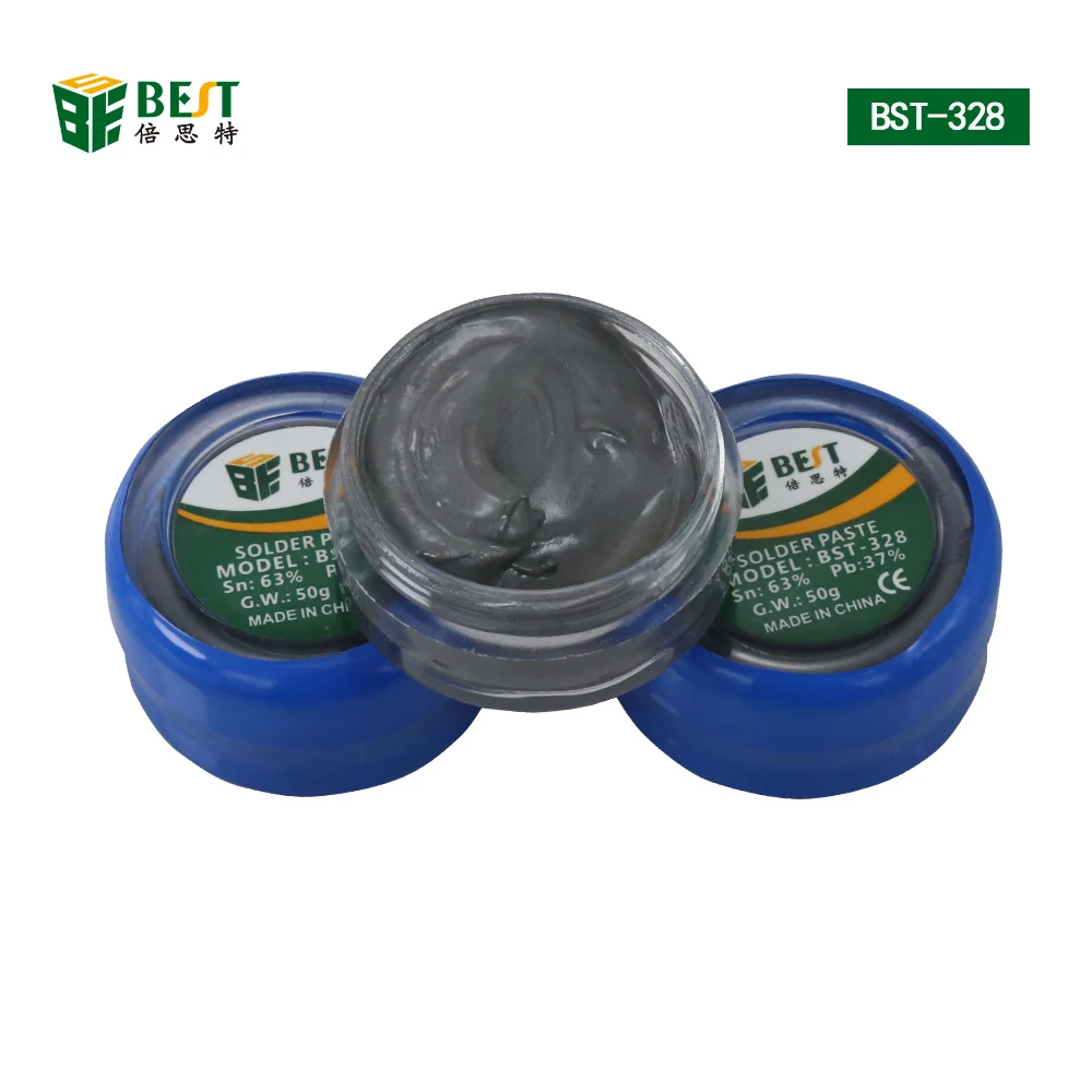 Jyrkior BST 328 50 г Sn63 / Pb37 Оловянная паста свинцовая паяльная сварочный флюс для PCB BGA SMD