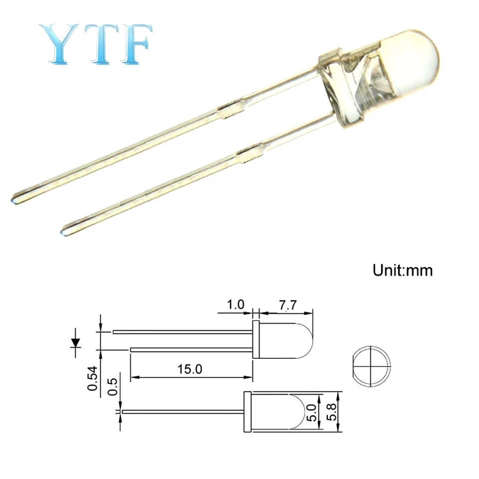 

Slow Flash 5MM Color Colorful LED Light-Emitting Tube Colorful LED Light-Emitting Tube Colorful LED