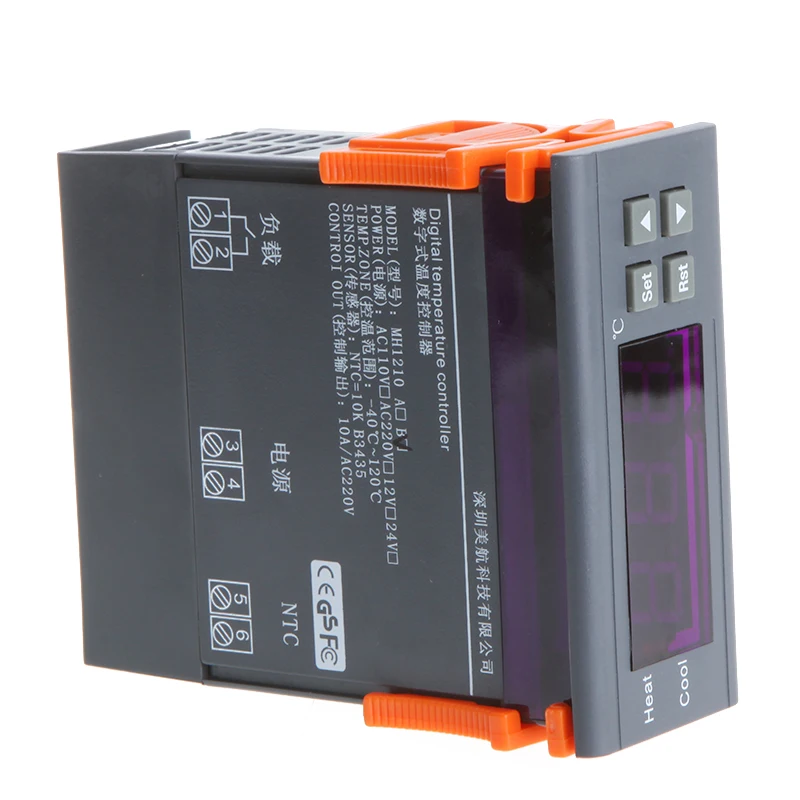 

10A 220V Digital Temperature Controller Thermocouple -40 to 120 with Alarm Function