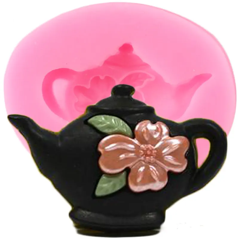 Чайник силиконовые формы инструменты для украшения тортов из мастики цветок