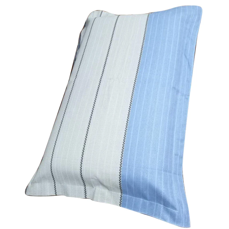 

Plaid Cotton Striped Canvas Cushion Cover Pillow Case Navy Blue Chair Sofa Home Decor Throw Pillow Cover 2pcs 48x74cm