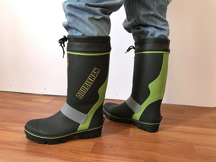 Ботинки мужские водонепроницаемые для рыбалки Нескользящие со светоотражающими