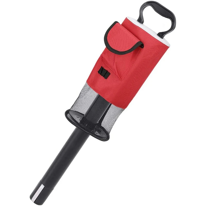

Golf Ball Collector, Golf Ball Shag Bag Holds About 75 Balls Golf Detachable Ball Retrievers Tube with Storage Bag