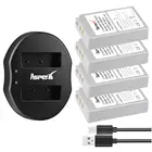 4x2200mAh BLS5 BLS5 BLS50 BLS-5 аккумулятор + USB зарядное устройство для Olympus