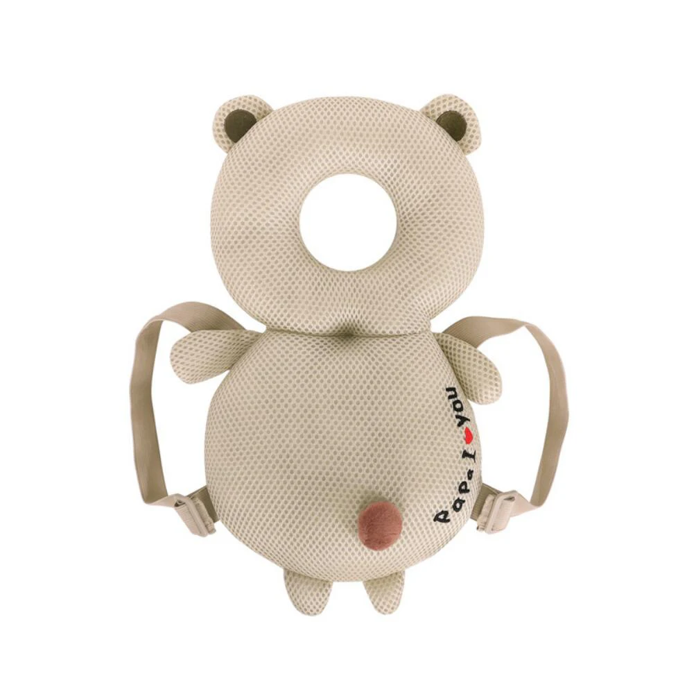 grey bear Подушка для защиты головы ребенка, подголовник для малыша, подушка для шеи, милые крылья для кормления, подушка для защиты от падения, подушка под спину - Цвет: grey bear