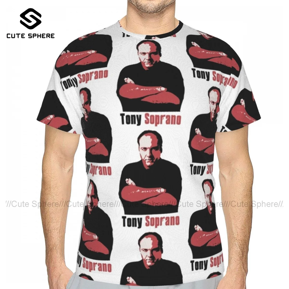 

Soprano Tshirt Fashion Polyester Short Sleeve T Shirt Graphic Streetwear Tee Shirt Male Plus size
