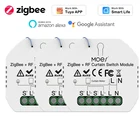 Модуль переключателя для штор Tuya ZigBee RF433, умный моторизованный роликовый затвор, работает с Alexa Google Home, 5 шт.