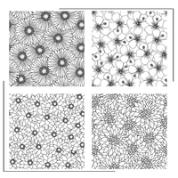 9 flower backgrounds clear silicone stamps scrapbooking crafts decorate photo album embossing cards making clear stamps new