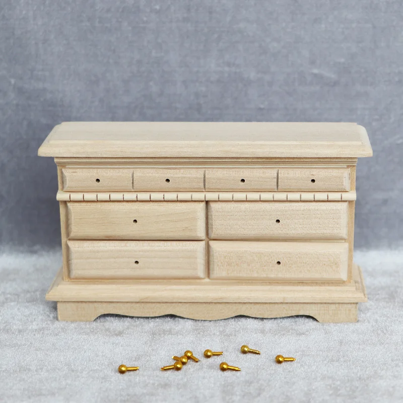 1: 12 кукольный домик миниатюрная модель мебели для спальни гостиной Простой