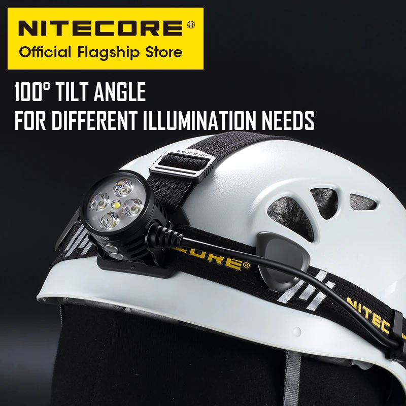Светодиодный налобный фонарь NITECORE HU60 с электронным фокусом и беспроводным
