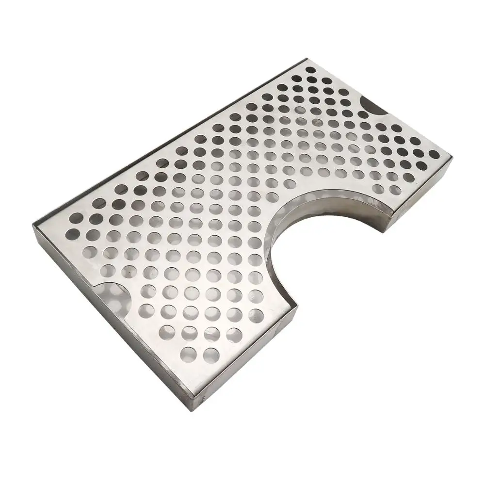 Капельный поднос для пива Kegerator с поверхностным креплением из нержавеющей стали 4