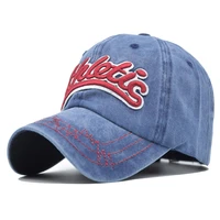 new brand hot sale men washed baseball caps retro letter women sun shade hats girls classical base ball cap adjustable snapback