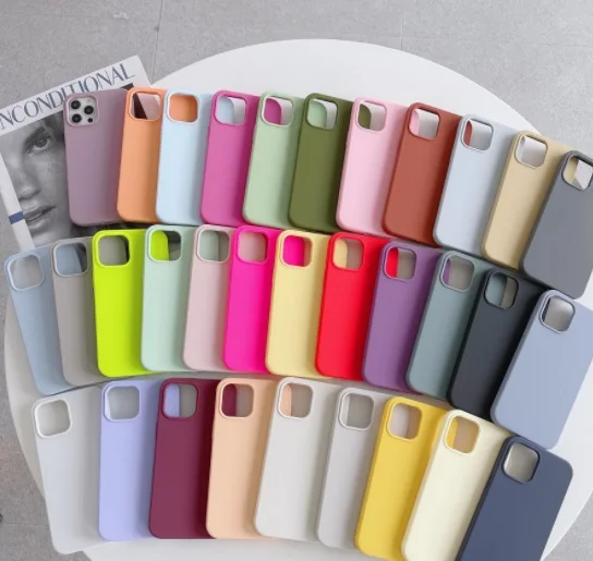 

FOR New for Apple 13 Case iPhone 12 Liquid Silicone 11Promax