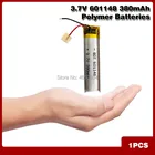 3,7 V 601148 061148P 601148P 3,7 V 380mAh с защитной платой, используемой для литиевой батареи bluetooth MP3,MP4