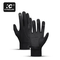 kyncilor cycling gloves waterproof windproof bike gloves for men women touch screen fishing hiking winter gloves