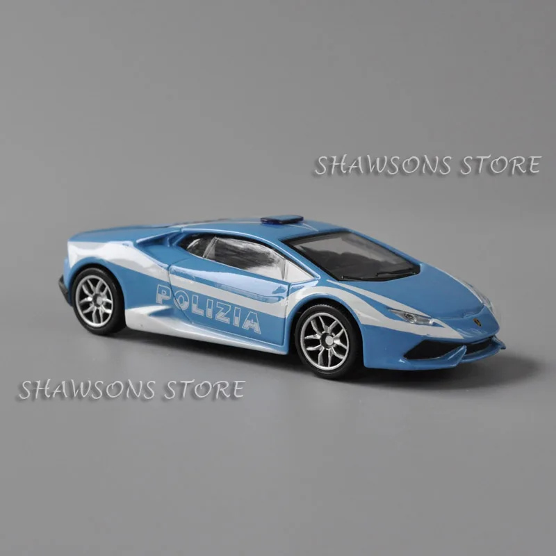 

1:43 Scale Diecast Car Model Toys Huracan Police Patrol Wagon Miniature Replica