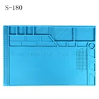 Большая емкость 55*35 см BGA Теплоизоляционный силиконовый коврик паяльный платформа для ремонта и обслуживания Настольный коврик с магнитной секцией