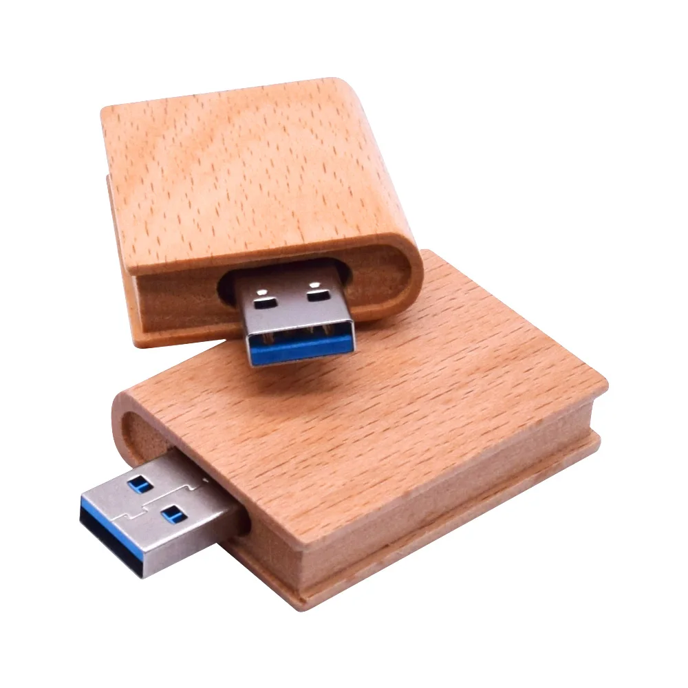 USB флеш накопитель в виде деревянной книги 3 0 дюйма 8 ГБ 16 32 64 128 ГБ|USB