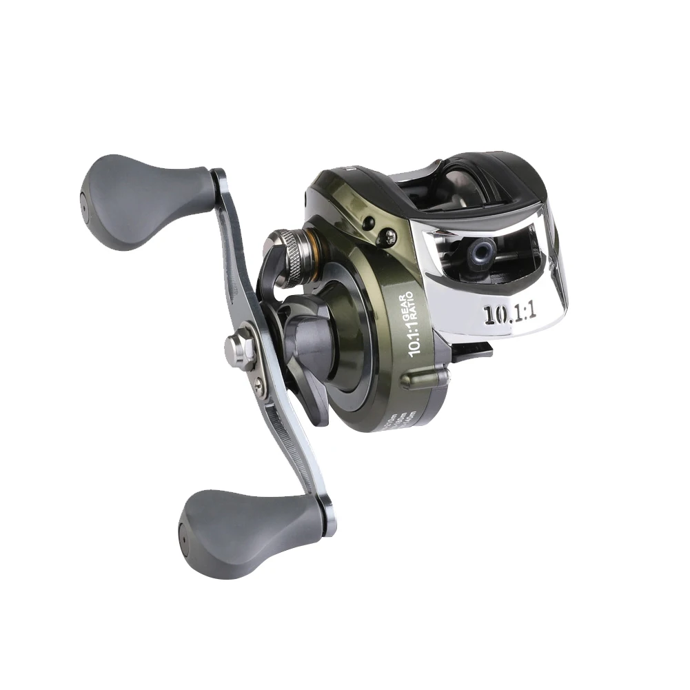 

10 1 All Metal Low Profile Baitcasting Fishing Reel Long-Distance Casting Outdoor Fishing Gear