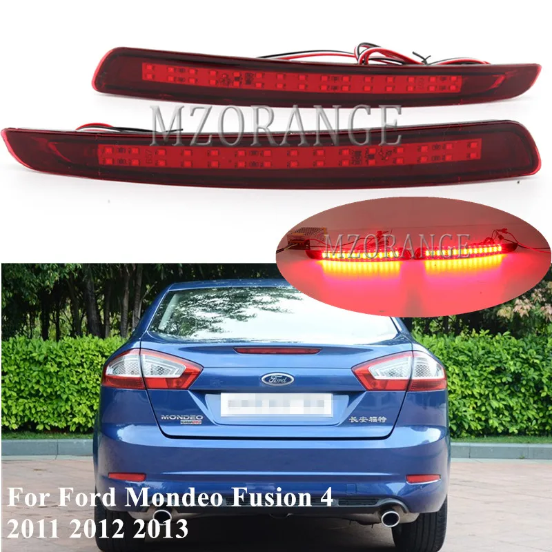 Светодиодный задний бампер светильник для Ford Mondeo Fusion 4 2011 2012 2013 отражатель стоп