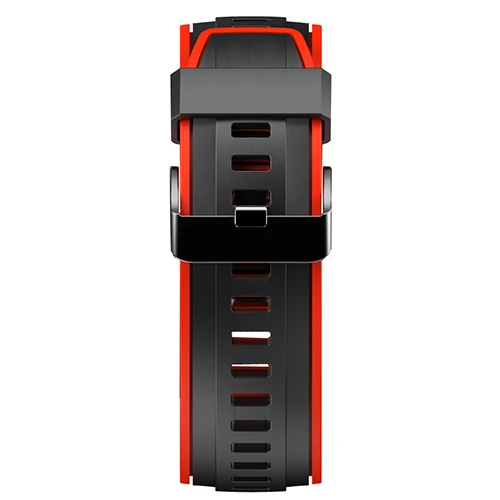 red Smart Accessories Smart Watch Silicone Strap For SN80 Smart Watch Replacement Strap Double Color - Цвет: red