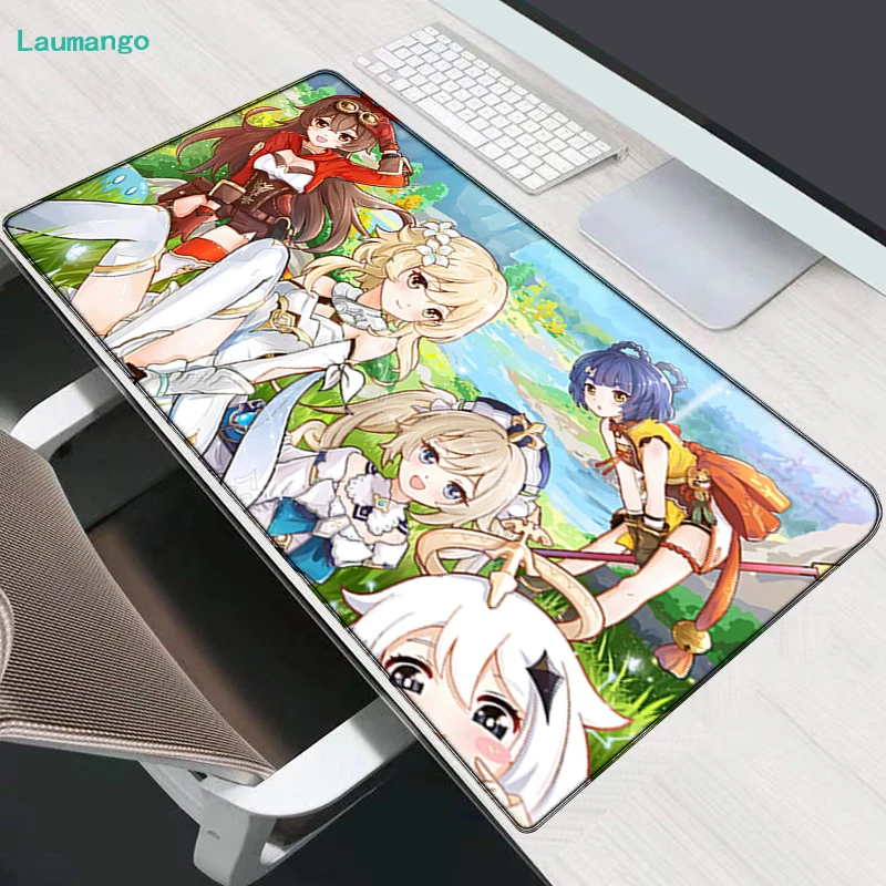 

Anime Evangelion Large Kawaii Mouse Pad Gaming Mousepad Keyboard Mat Laptop Gamer Carpet Pc Accessories Cs Go Deskmat Deskpad