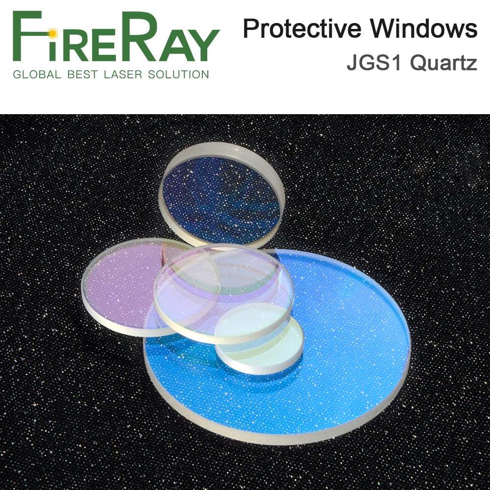 FireRay Protective Windows D20 - D29 Series кварцевый плавленый кремний для волоконного лазера 1064 нм