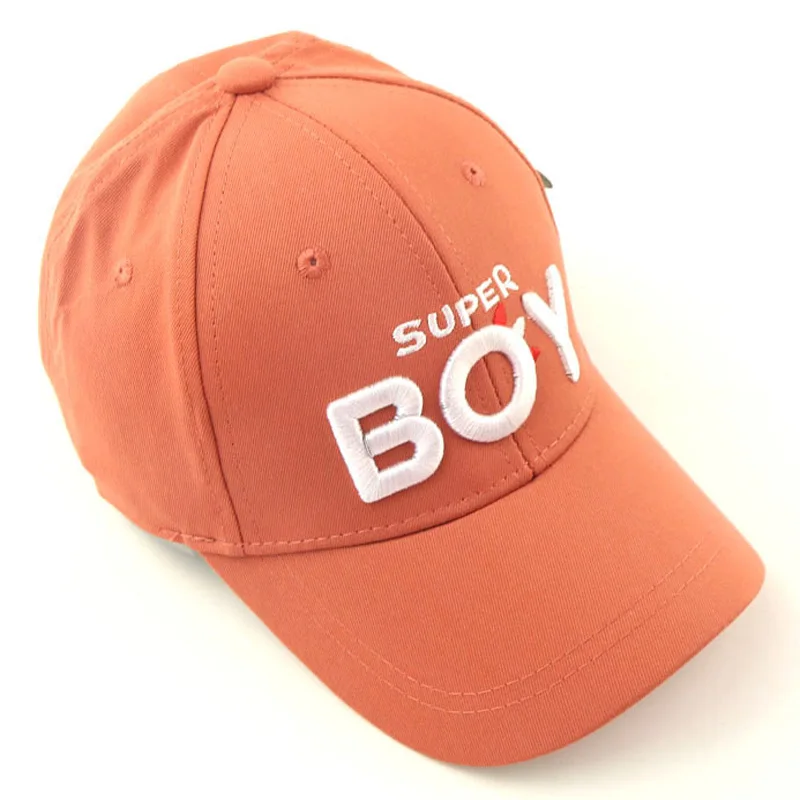 

New Embroidery Words Boy Baseball Cap Girl Hip Hop Hat Fashion Korean Style Children Snapback Ajustable