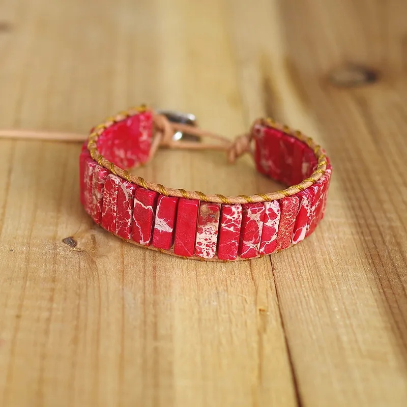 Ювелирные изделия ручной работы императорские камни трубчатые бусины чакра