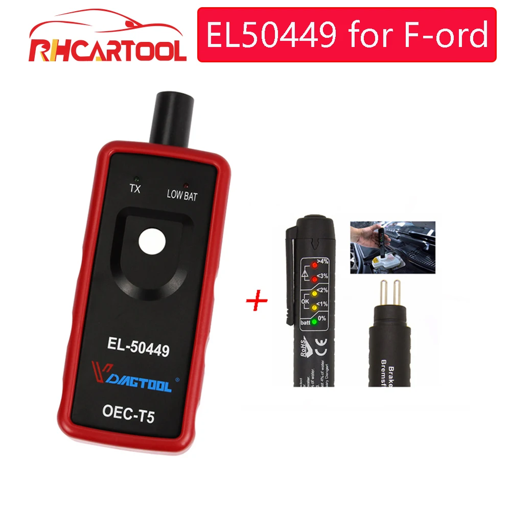 Тестер тормозов EL 50448/50449 датчик давления в шинах TPMS инструмент активации EL50448 для G-M EL50449 для F-ord серии