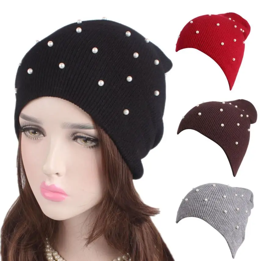 

JAYCOSIN 2009 Female Hat Fashion Woman Winter Knitted Hat 100% Cotton Thermal Ski Cap Outdoor Cover Cotton Hat