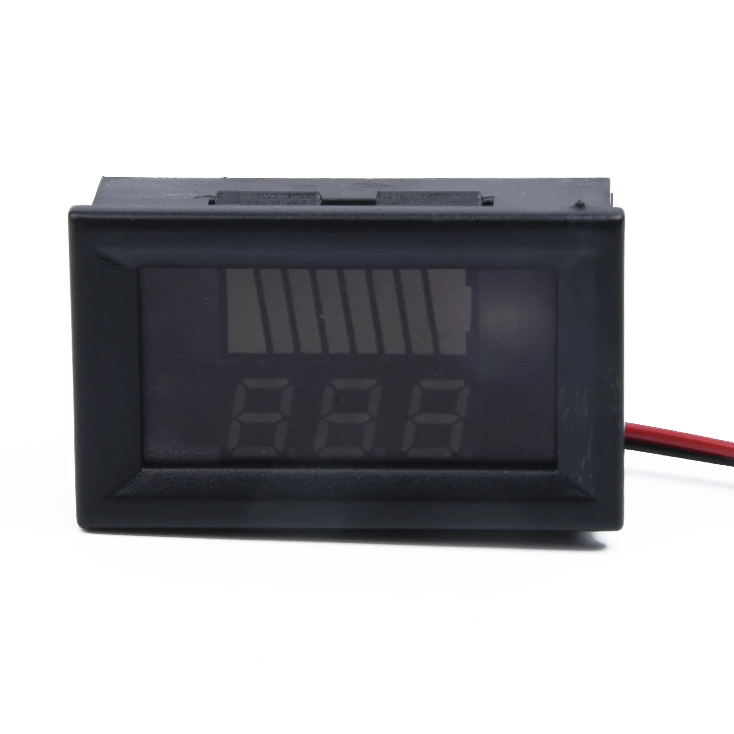 

12V Digital LED Display Motorcycle Voltage Meter Acid Electromobile Reverse Connection Protection Volt Gauge Tester Detector