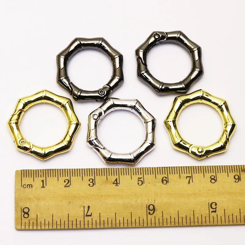 

10Pcs Geometric Clasp pendants for women Round Trendy Metal jewelry Pendant jewelry pendant for women 51219