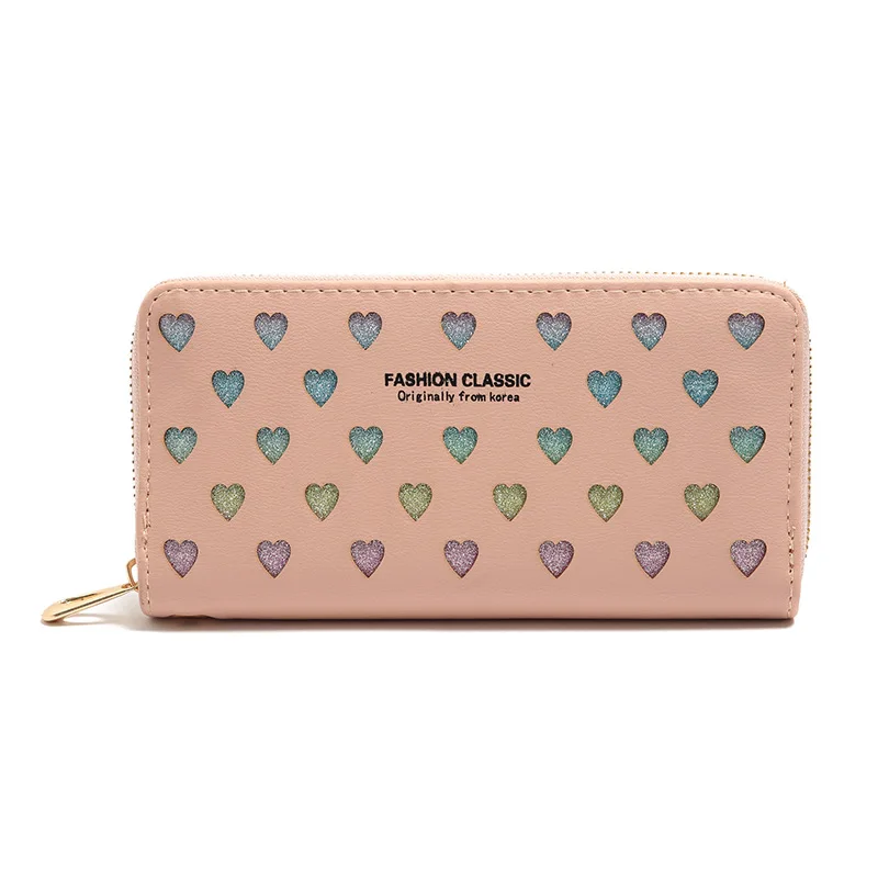 

Woman 2021 New Korean Version Multifunctional Cute Small Change Wallet Folding Leather Short Wallet Tide