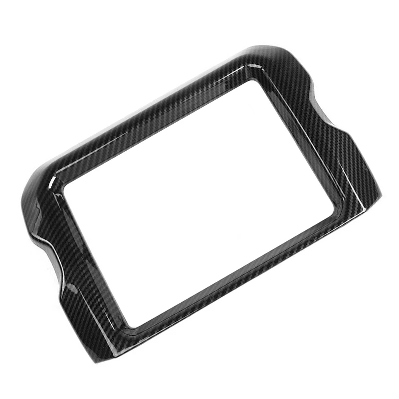 

Beler автомобиль углеродного волокна стиль GPS навигация Панель рамка отделка ABS Подходит для Jeep Wrangler JL Rubicon 2018 +