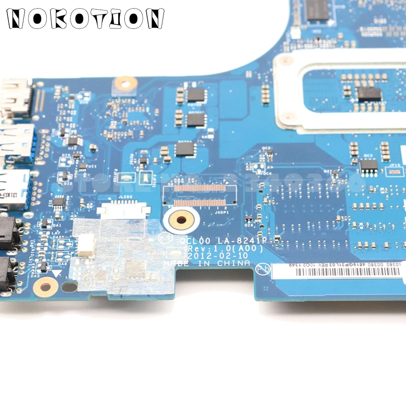 NOKOTION материнская плата для ноутбука Dell Vostro 3560 v3560 Материнская плата ноутбука CN-0RDH49 0RDH49 QCL00 LA-8241P HM77 DDR3 HD7670M видеокарта
